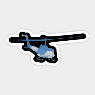 Helicopter Sky Sticker